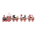 Decoratie trein 22x2x7 cm