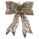 Decoratie strik met LED 41x10x51 cm / 3xAA