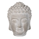 Decoratie hoofd Boeddha 15x15x19 cm