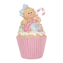 Decoratie cupcake Ø 9x16 cm