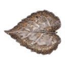 Decoratie schaaltje blad 15x13x3 cm