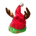 Decoratie Kersthoed 40 cm / 3xAA