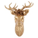 Wanddecoratie hert 43x26x57 cm