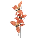 Decoratie tak met vlinders 10x10x65 cm