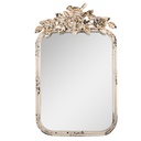Specchio da tavolo Beige Color oro 27x5x45 cm