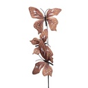 Decoratie tak met vlinders 10x10x65 cm