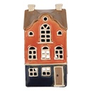 Waxinelichthouder huis 12x9x22 cm