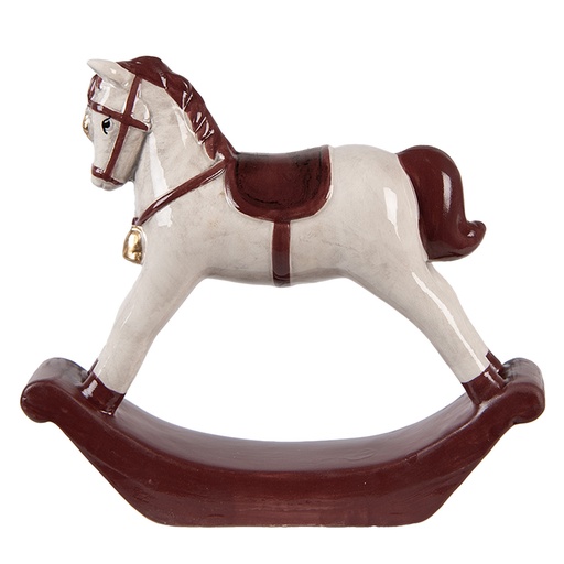 Decoratie hobbelpaard 15x4x14 cm
