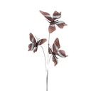 Decoratie tak met vlinders 10x10x65 cm