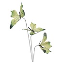 Decoratie tak met vlinders 10x10x65 cm