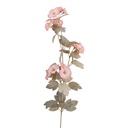 Decoratie tak met bloemen 113 cm