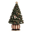 Muziekdoos kerstboom Ø 13x23 cm