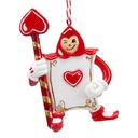 Decoratie hanger speelkaart 6x2x9 cm