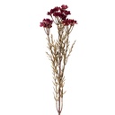 Decoratie tak met bloemen 77 cm