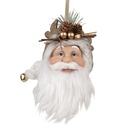 Decoratie hanger Kerstman 10x9x28 cm