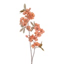 Dekorativer Zweig mit Blumen Orange 90 cm