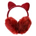 Oorwarmer kind rood
