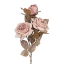Decoratie tak met bloemen 83 cm