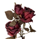 Decoratie tak met bloemen 12x12x70 cm