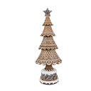 Statue Natalizie Albero di natale Marrone Ø 16x42 cm