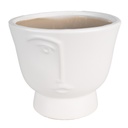Vaso Porta Pianta Bianco Ø 14x12 cm
