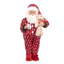 Decoratie kerstman 22x19x45 cm
