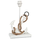 Lampensockel Tischlampe Beige 22x12x37 cm E27/max 1x60W