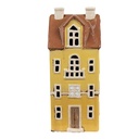 Waxinelichthouder huis 11x9x25 cm