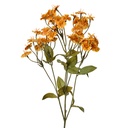 Deko Ast mit Blumen Gelb Grün 8x8x63 cm