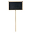 Bouchon de la plante Tableau noir Noir Beige 16x1x35 cm