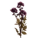 Decoratie tak met bloemen 6x10x80 cm