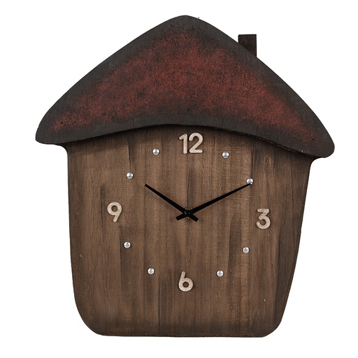 Wandklok 37x4x40 cm / 1xAA