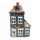 Waxinelichthouder huis 17x11x27 cm
