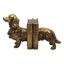 Boekensteun (2) hond 38x12x21 cm