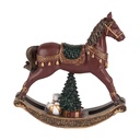 Decoratie hobbelpaard 18x5x19 cm