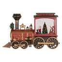 Music box Train with LED Red Green 31x10x19 cm / 3xAA