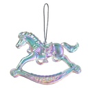 Decoratie hanger hobbelpaard 8x1x6 cm