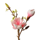 Kunstblumen Rosa 17x11x70 cm