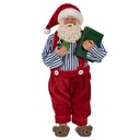 Decoratie kerstman 13x10x27 cm