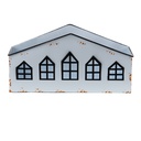 Waxinelichthouder 36x12x18 cm