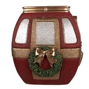 Decoratie skilift met LED 47x48x51 cm