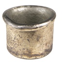 Glas Kerzenhalter Goldfarbig Ø 8x7 cm