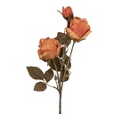 Decoratie tak met bloemen 12x12x70 cm