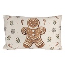 Housse de coussin Beige Marron 30x50 cm