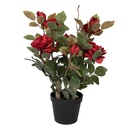 Decoratie kunstplant rozen 20x20x55 cm