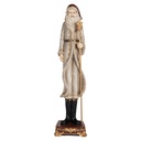 Decoratie kerstman 10x10x42 cm