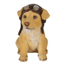 Decoratie hond 14x10x16 cm
