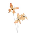 Decoratie tak met vlinders 10x10x65 cm