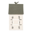 Decoratie huis 20x20x39 cm