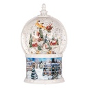 Sneeuwbol met LED Ø 16x26 cm / 3xAA